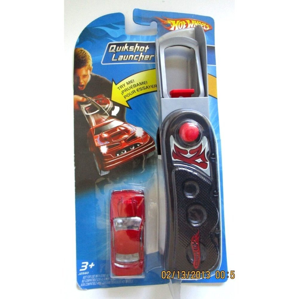 Hot Wheels "QUICKSHOT LAUNCHER" Action W/ FORD GT-40 J2560 - Age 3+ (New/Sealed)